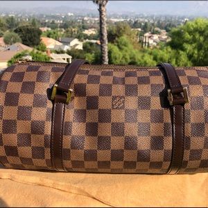 AUTHENTIC LOUIS VUITTON PAPILLON DAMIER EBENE